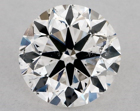 This 1 carat  round diamond I color SI2 clarity has Very Good proportions and a diamond grading report from GIA