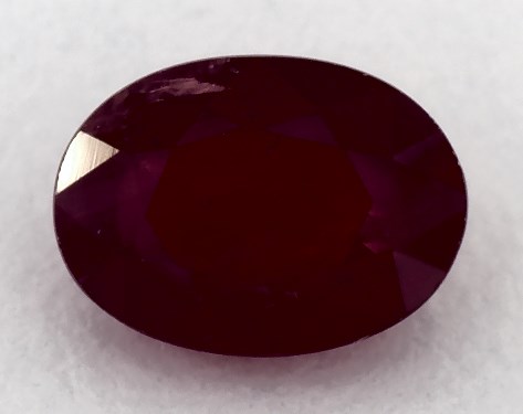  1.22 Carat Ruby   Oval gemstones