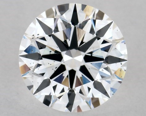 This Lab-Grown diamond 1.39 carat round D color SI1 clarity has Ideal proportions and a diamond grading report from IGI