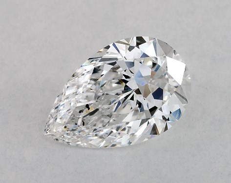 GIA 1.02 Carat D-SI1 Very Good Cut Pear Diamond