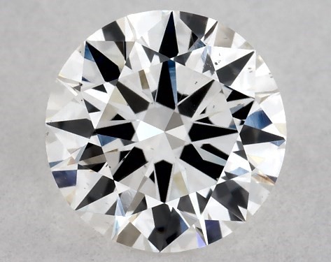 This 0.94 carat round diamond F color SI1 clarity has Excellent proportions and a diamond grading report from GIA