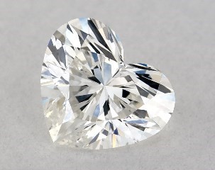 GIA 0.51 Carat H-VS2 Ideal Cut Heart Diamond