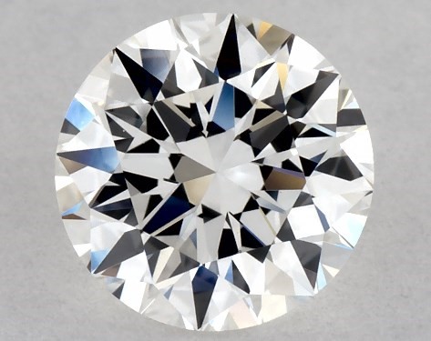 This 0.71 carat round diamond F color VS1 clarity has Excellent proportions and a diamond grading report from GIA