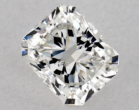 GIA 1.01 Carat G-SI1 Ideal Cut Radiant Diamond
