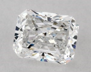 GIA 0.50 Carat E-VS2 Ideal Cut Radiant Diamond