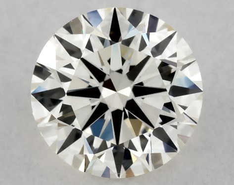 This 0.5 carat round diamond J color VS1 clarity has Excellent proportions and a diamond grading report from IGI