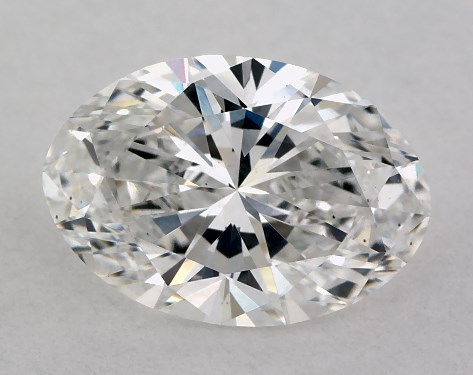 This Lab-Grown diamond 1.31 carat oval E color VS2 clarity has Ideal proportions and a diamond grading report from IGI