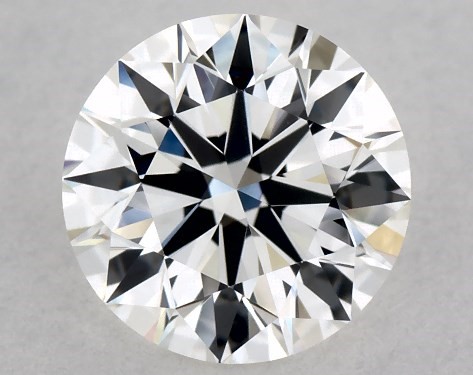 This 0.7 carat round diamond G color VVS1 clarity has Excellent proportions and a diamond grading report from GIA