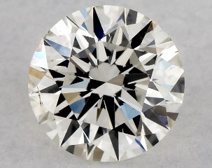 IGI 0.51 Carat H-SI1 Excellent Cut Round Diamond