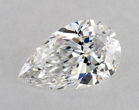 IGI 1.55 Carat F-VS1 Ideal Cut Pear Lab-Grown Diamond