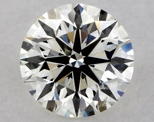 IGI 0.50 Carat H-SI1 Excellent Cut Round Diamond