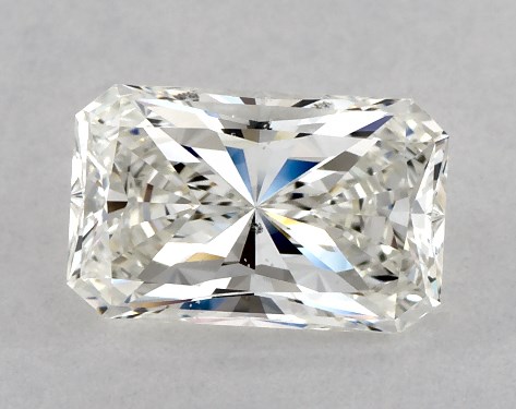 GIA 1.00 Carat H-SI1 Very Good Cut Radiant Diamond