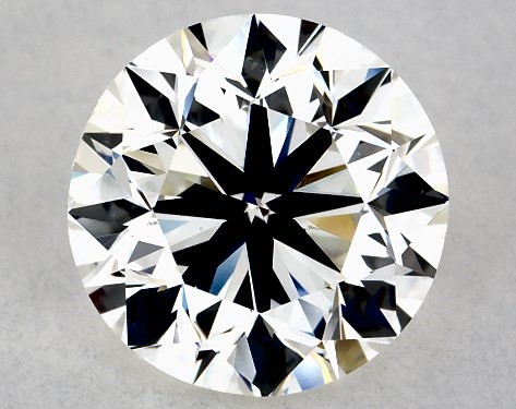 This 2 carat round diamond I color VS2 clarity has Very Good proportions and a diamond grading report from GIA