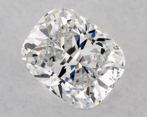 This Lab-Grown diamond 1.01 carat cushion D color VS2 clarity has Very Good proportions and a diamond grading report from IGI