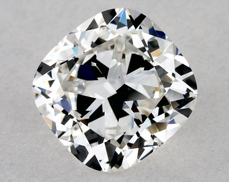 This 0.96 carat cushion diamond F color VS1 clarity has Very Good proportions and a diamond grading report from GIA