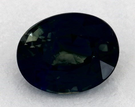  1.04 Carat Green Sapphire   Oval gemstones