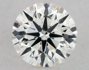 IGI 0.50 Carat H-SI1 Excellent Cut Round Diamond