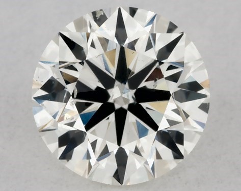IGI 0.50 Carat H-SI1 Excellent Cut Round Diamond