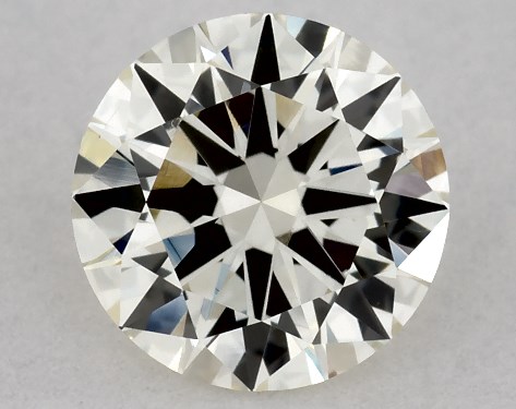 This 0.71 carat round diamond I color VS1 clarity has Excellent proportions and a diamond grading report from IGI