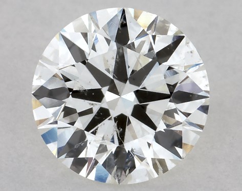IGI 0.81 Carat H-SI1 Excellent Cut Round Diamond