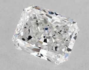 GIA 0.50 Carat E-VS2 Ideal Cut Radiant Diamond