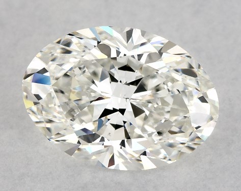 This 1.73 carat oval diamond H color VS1 clarity has Very Good proportions and a diamond grading report from GIA