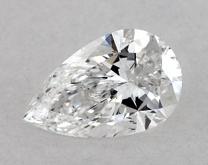 GIA 0.51 Carat E-SI1 Very Good Cut Pear Diamond