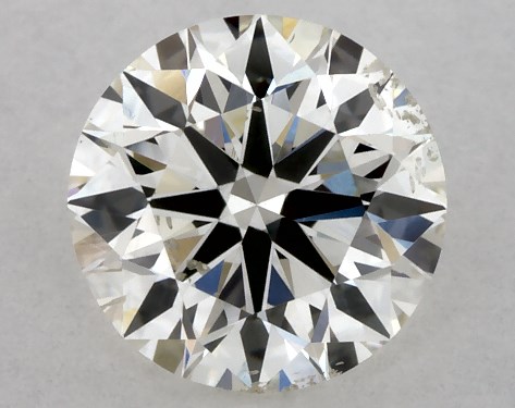 IGI 0.50 Carat H-SI1 Excellent Cut Round Diamond