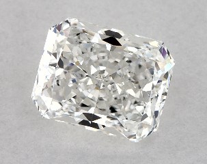 GIA 0.50 Carat F-VS2 Ideal Cut Radiant Diamond