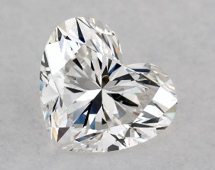 GIA 0.50 Carat G-VS2 Ideal Cut Heart Diamond