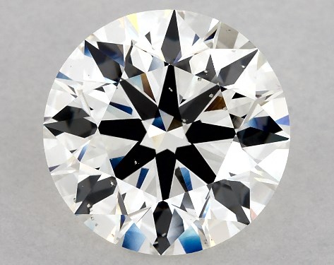 IGI 5.01 Carat H-SI1 Excellent Cut Round Diamond