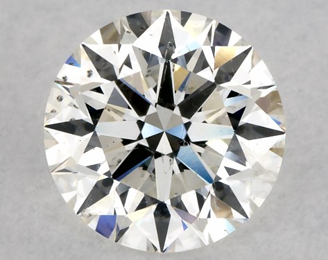 GIA 1.02 Carat H-SI2 Excellent Cut Round Diamond