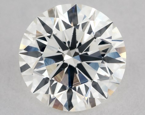 This 0.78 carat round diamond H color SI1 clarity has Excellent proportions and a diamond grading report from GIA