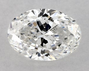 GIA 0.50 Carat E-SI1 Ideal Cut Oval Diamond