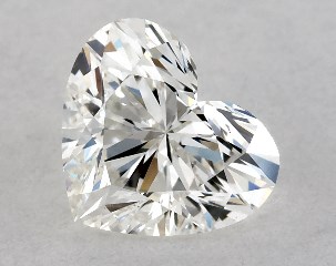 GIA 0.50 Carat H-VS2 Ideal Cut Heart Diamond