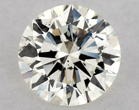 This 1 carat round diamond J color SI1 clarity has Excellent proportions and a diamond grading report from IGI