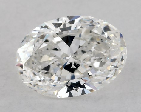GIA 1.00 Carat G-SI1 Ideal Cut Oval Diamond