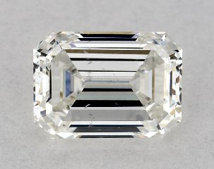 GIA 0.50 Carat G-SI1 Good Cut Emerald Diamond