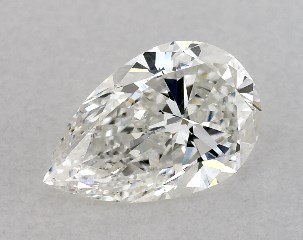 GIA 0.50 Carat H-SI1 Very Good Cut Pear Diamond