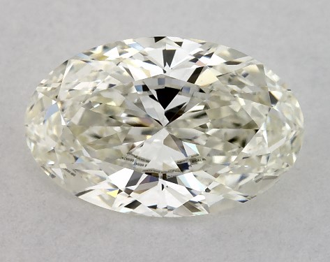 This 1.01 carat oval diamond H color VS1 clarity has Very Good proportions and a diamond grading report from IGI