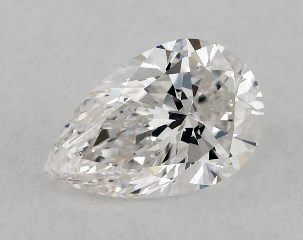 GIA 0.50 Carat F-SI1 Very Good Cut Pear Diamond