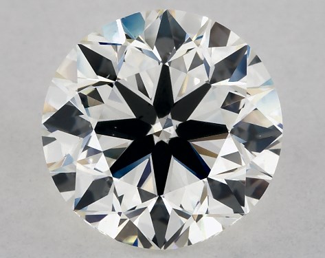 This 2 carat round diamond I color VS2 clarity has Excellent proportions and a diamond grading report from IGI