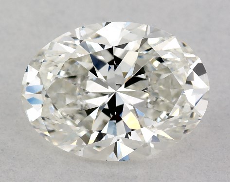 This 1.03 carat oval diamond H color VS2 clarity has Very Good proportions and a diamond grading report from GIA
