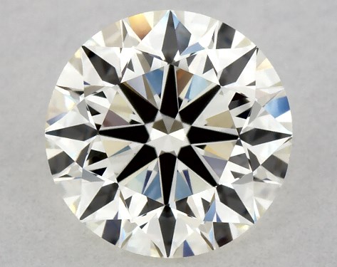 This 0.8 carat round diamond I color VVS2 clarity has Excellent proportions and a diamond grading report from IGI