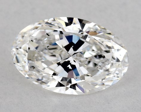 GIA 1.00 Carat F-SI1 Ideal Cut Oval Diamond