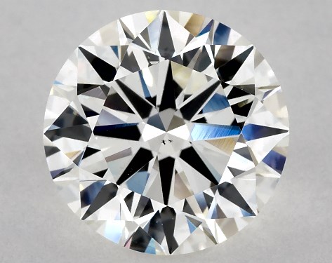 This 3 carat round diamond J color VS2 clarity has Excellent proportions and a diamond grading report from GIA