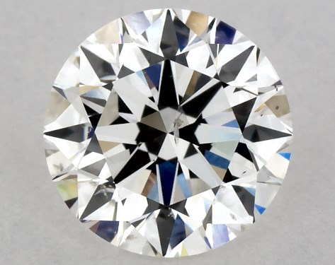 This 1.03 carat round diamond F color SI2 clarity has Excellent proportions and a diamond grading report from GIA