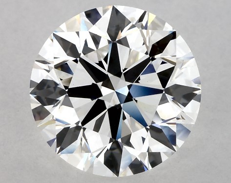 This 3.01 carat round diamond F color VS1 clarity has Excellent proportions and a diamond grading report from GIA