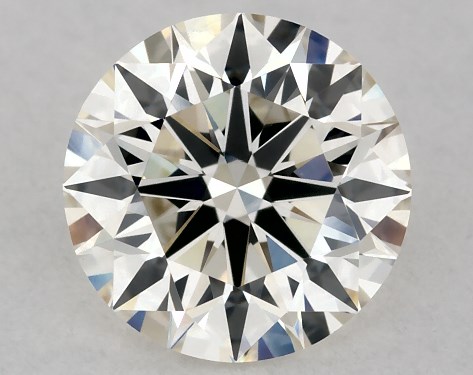 This 0.9 carat round diamond J color VVS1 clarity has Excellent proportions and a diamond grading report from IGI