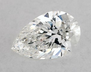 GIA 0.51 Carat F-SI1 Very Good Cut Pear Diamond